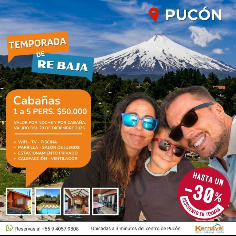 temporada baja en pucon