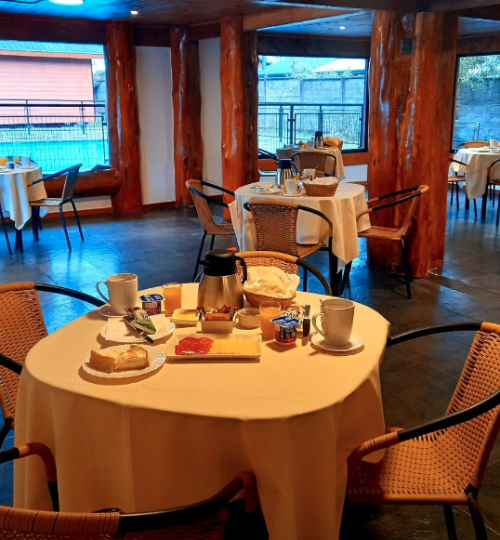 comedor de hotel kernayel pucon